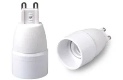 Adaptador rosca G9 a rosca E14