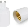 Adaptador rosca G9 a rosca E27
