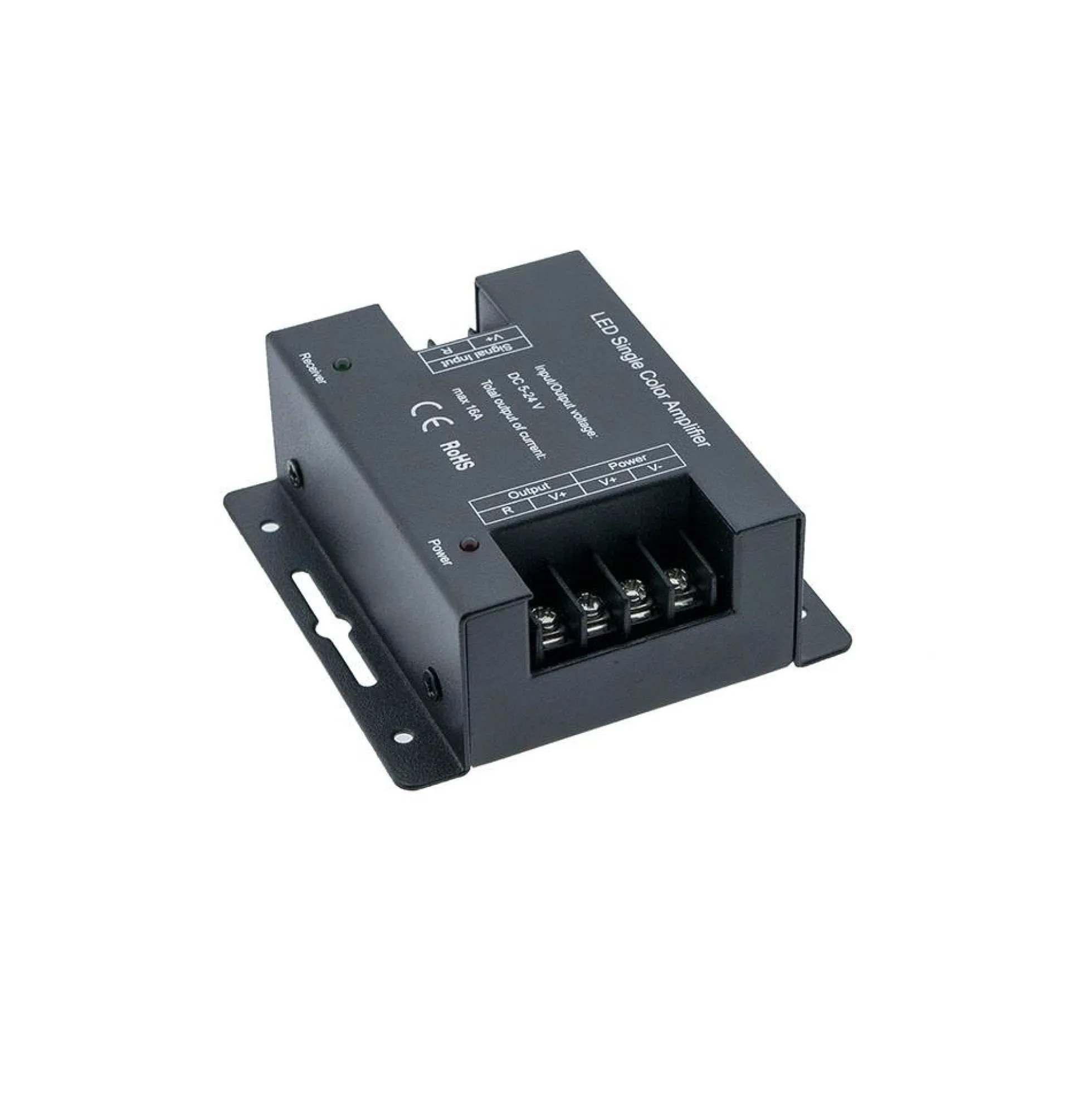 Amplificador de señal / Repetidor monocolor PWM 5-24V 16A