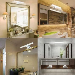 Aplique de baño para espejo 5W - Fijación espejo y mueble - 30cm