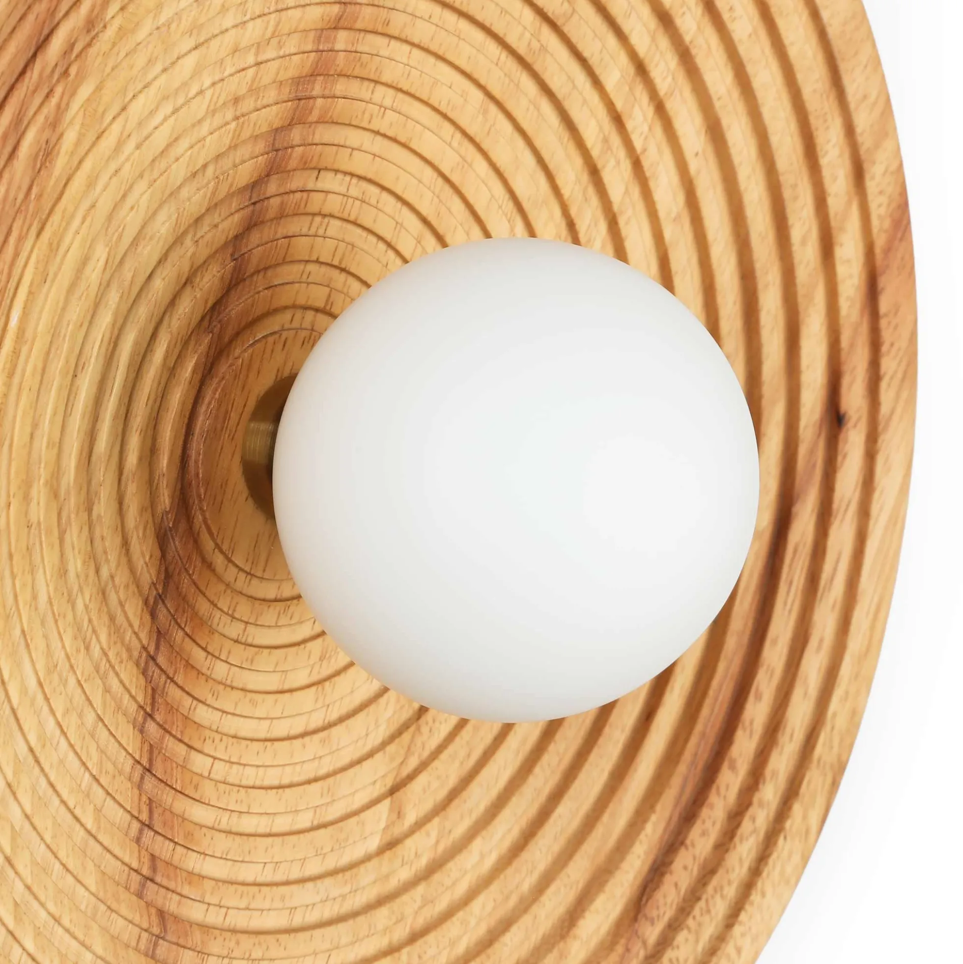 Aplique de diseño en madera "RIANNE" - G9 - Ø28cm