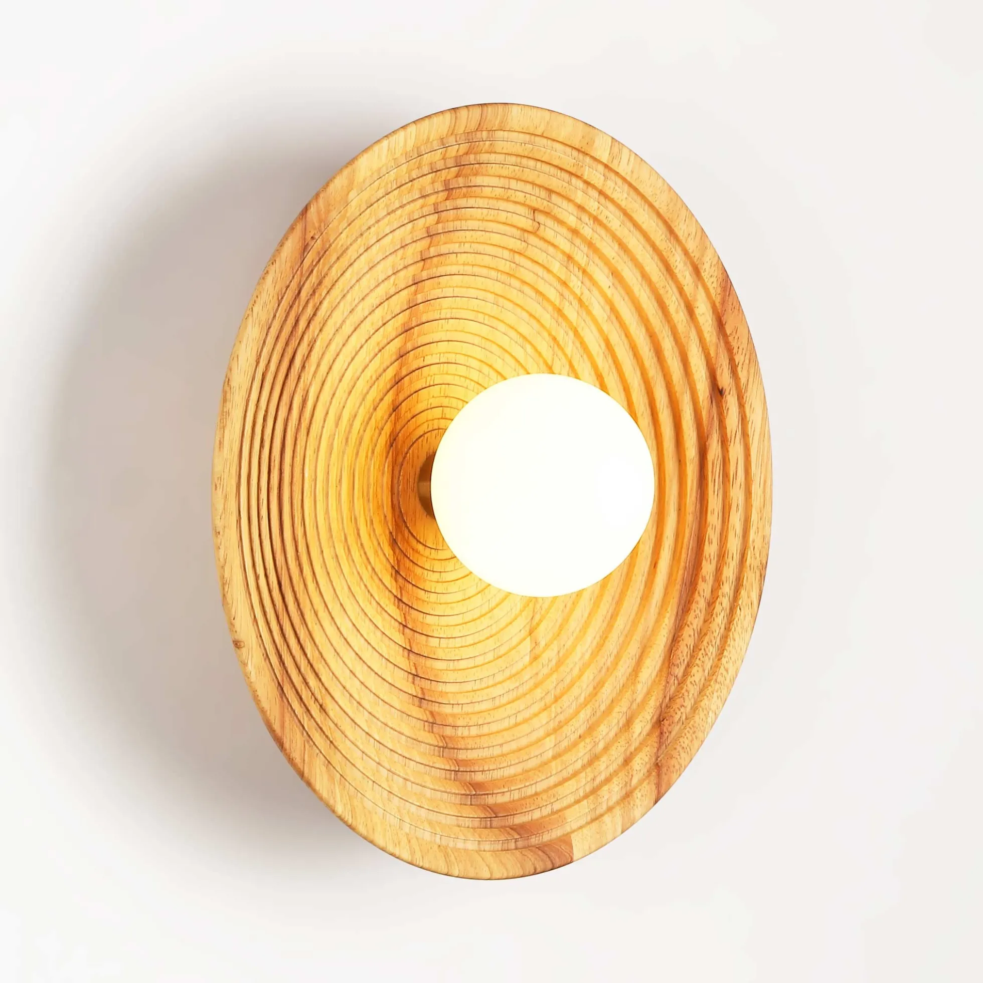 Aplique de diseño en madera "RIANNE" - G9 - Ø28cm