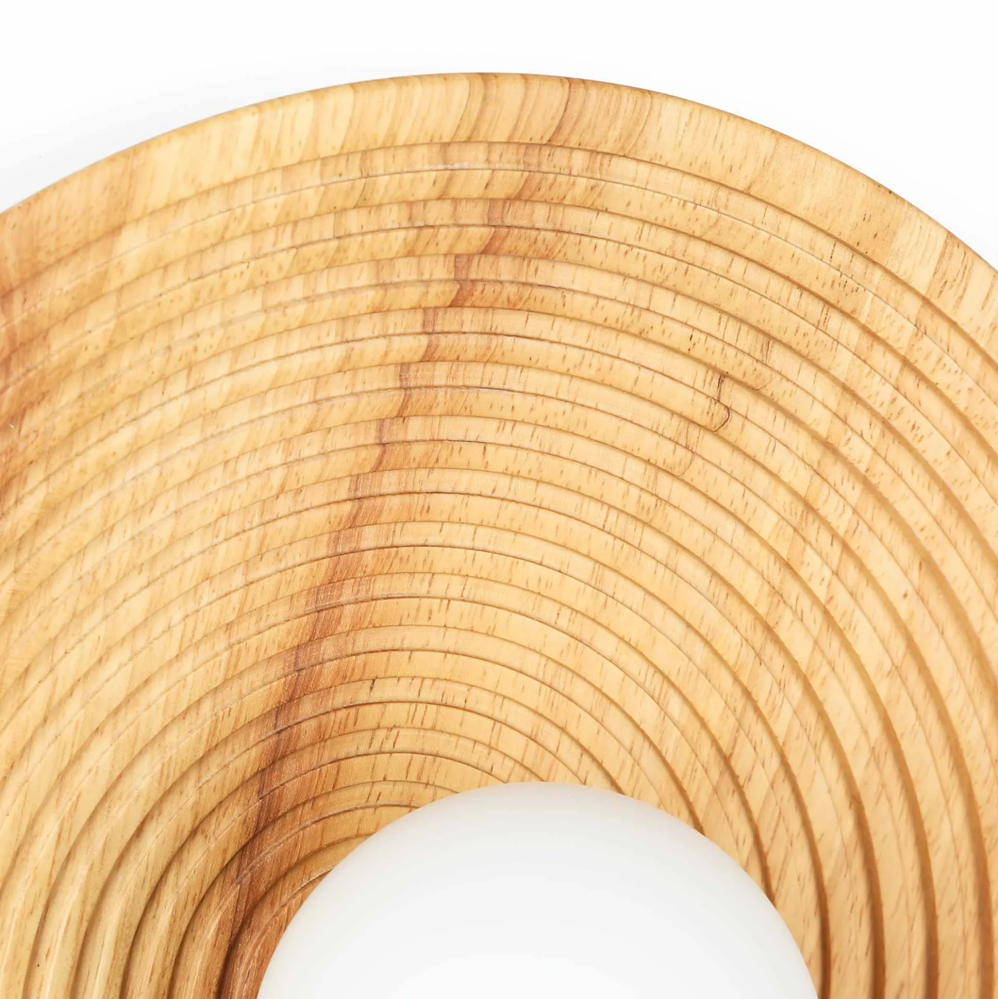 Aplique de diseño en madera "RIANNE" - G9 - Ø28cm