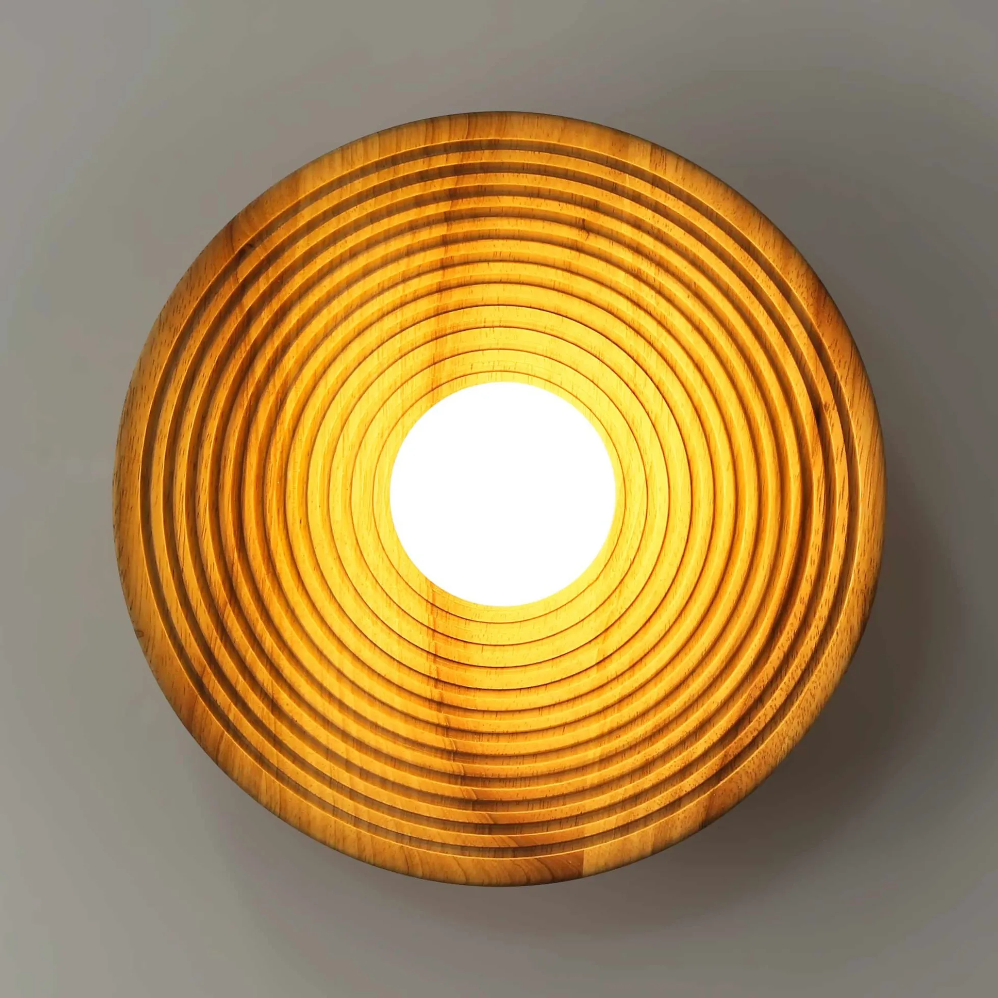 Aplique de diseño en madera "RIANNE" - G9 - Ø28cm