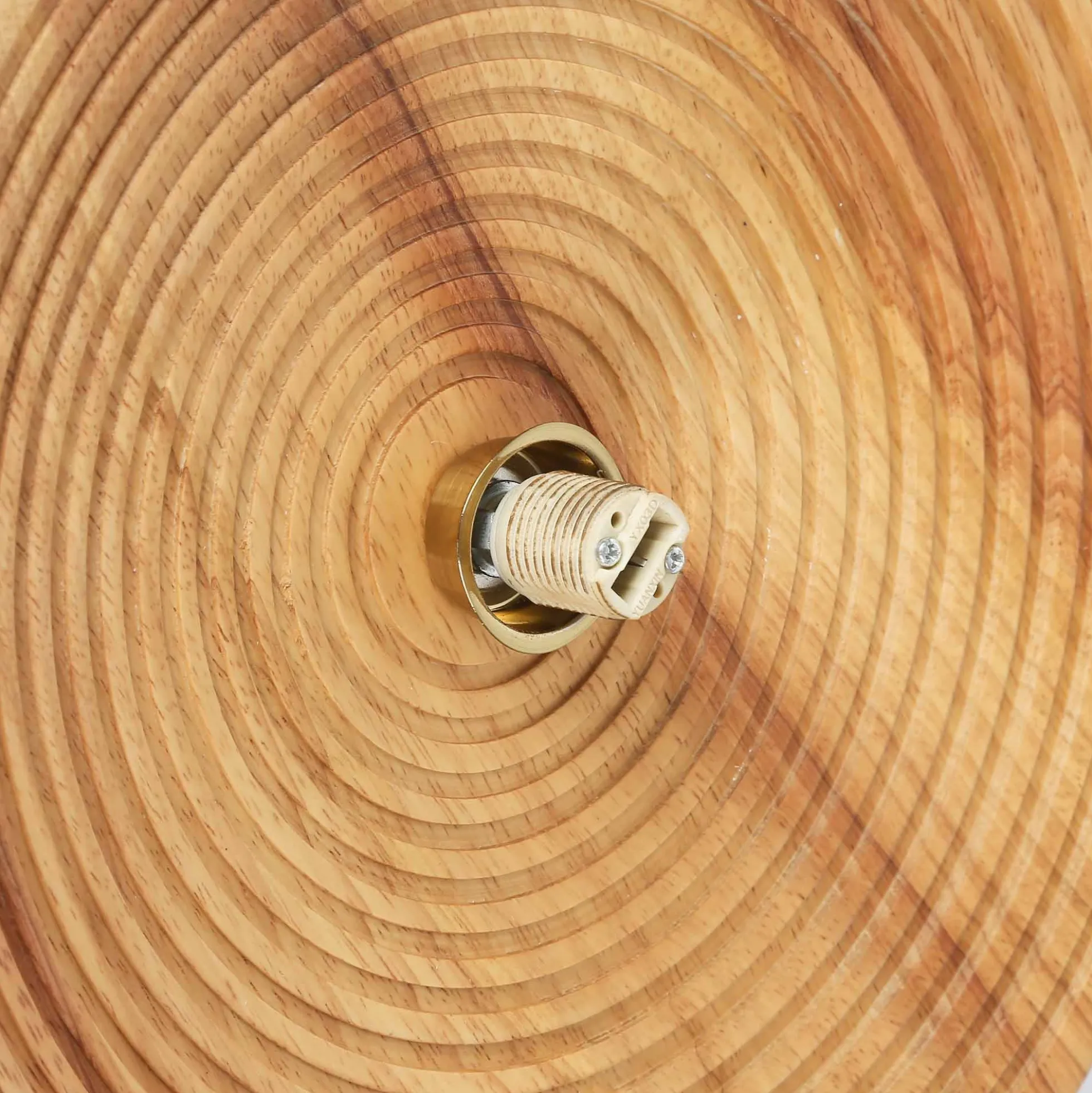 Aplique de diseño en madera "RIANNE" - G9 - Ø28cm