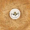 Aplique de mimbre con enchufe "Round"