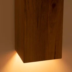 Aplique de pared bidireccional madera