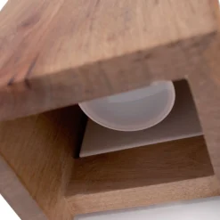 Aplique de pared bidireccional madera