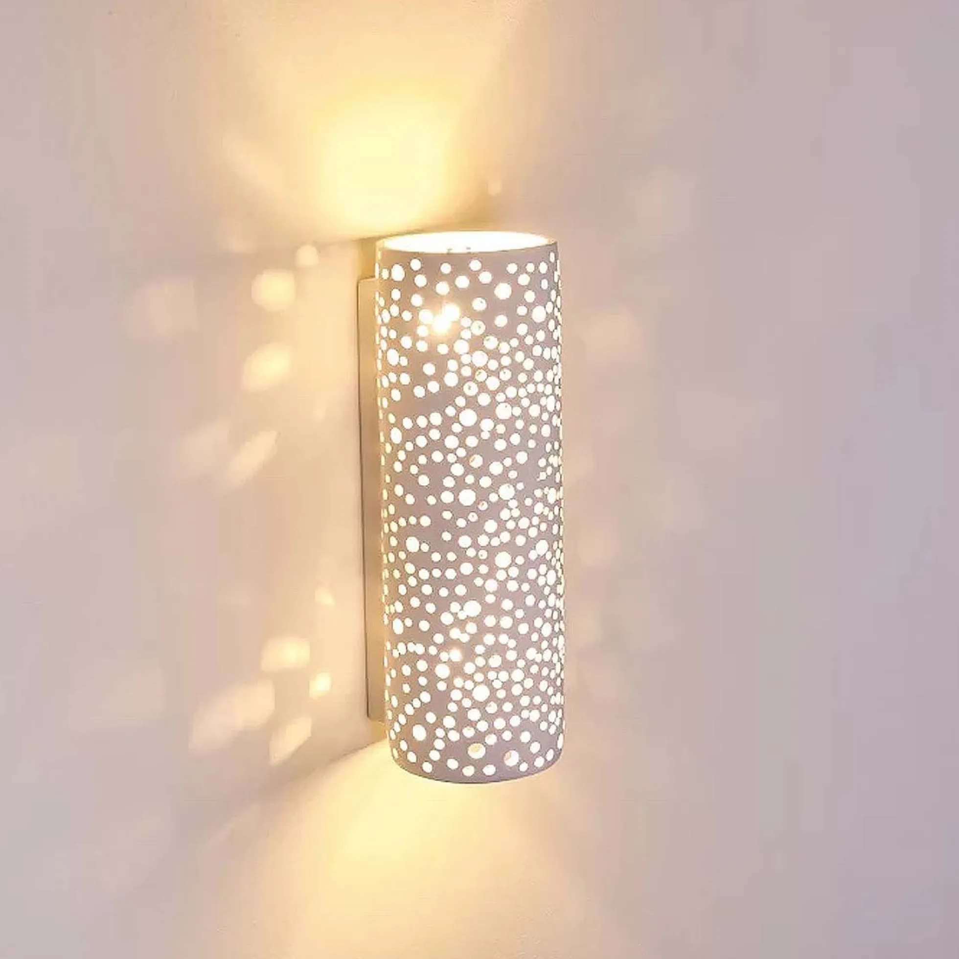 Aplique de pared bidireccional en escayola "COMB" - 2 x E14