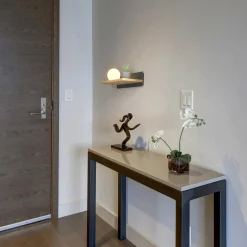 Aplique de pared bola cristal con puerto USB "Nonna" - G9