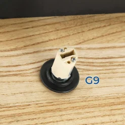 Aplique de pared bola cristal con puerto USB 