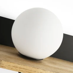 Aplique de pared bola cristal con puerto USB 