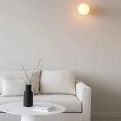 Aplique de pared bola cristal
