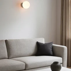 Aplique de pared bola cristal