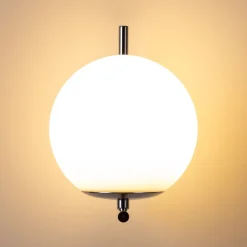 Aplique de pared bola cristal