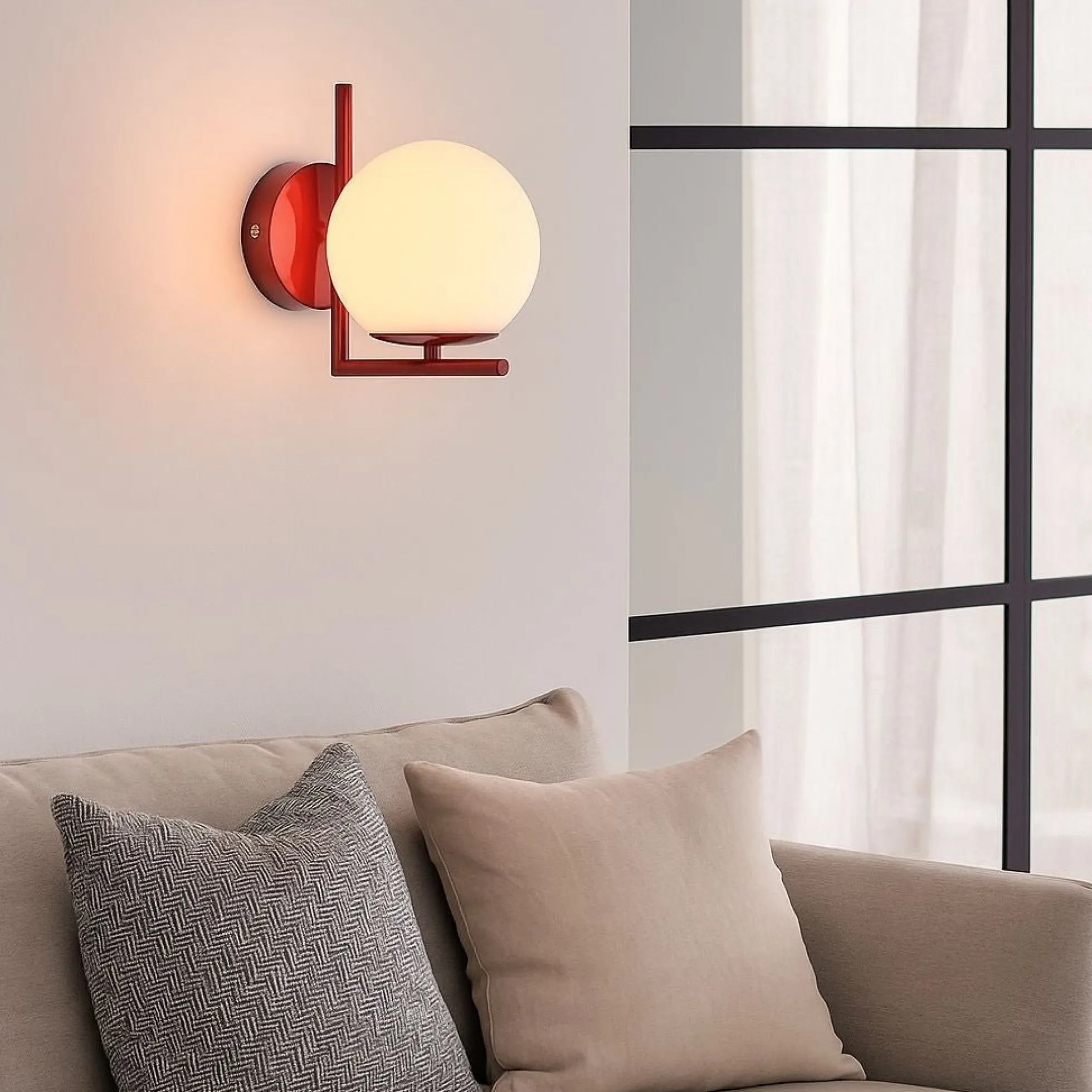 Aplique de pared bola cristal "Margaret"