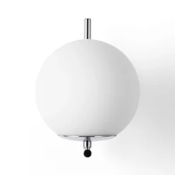 Aplique de pared bola cristal