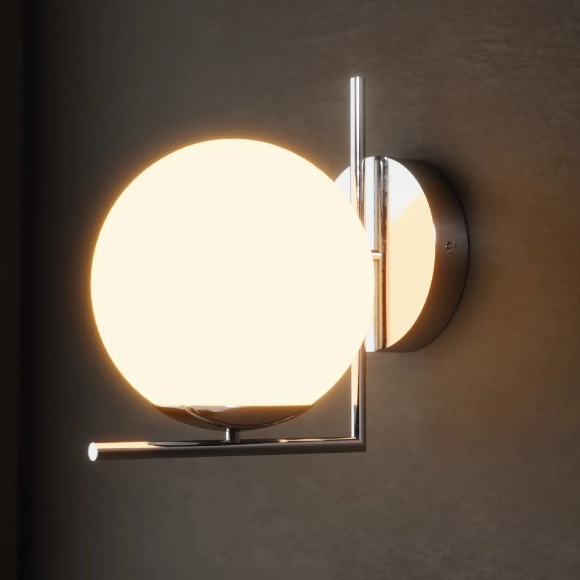 Aplique de pared bola cristal "Margaret"