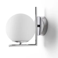 Aplique de pared bola cristal