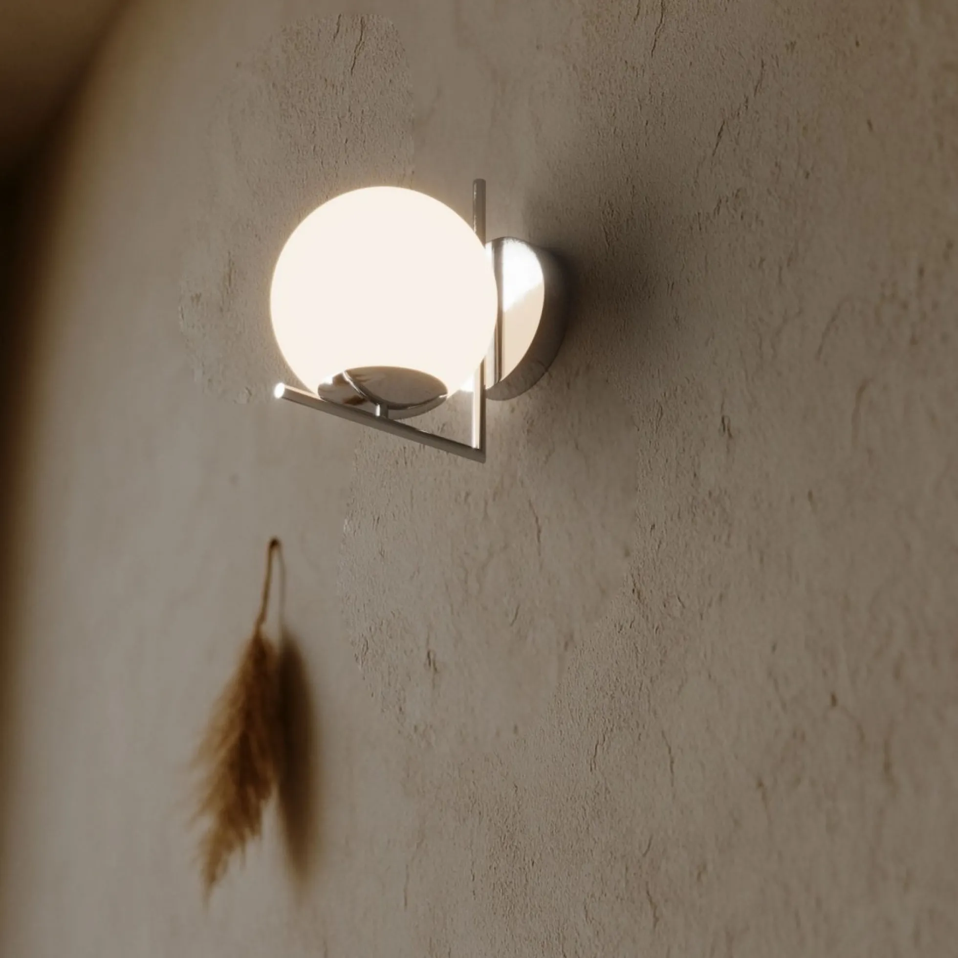 Aplique de pared bola cristal "Margaret"