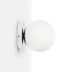 Aplique de pared bola cristal "ARCE" - E27 - Ø 15cm