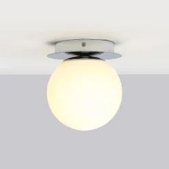 Aplique de pared bola cristal