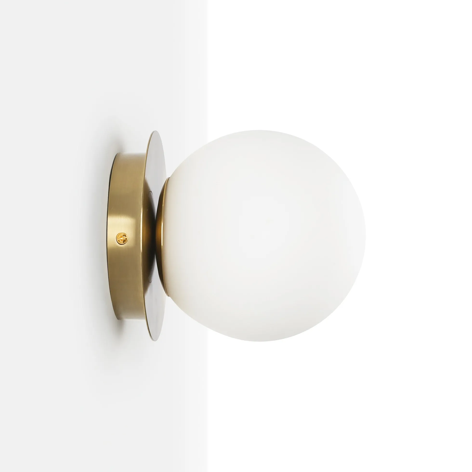 Aplique de pared bola cristal "ARCE" - E27 - Ø 15cm
