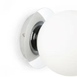 Aplique de pared bola cristal