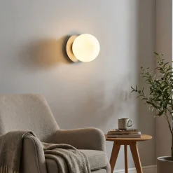 Aplique de pared bola cristal