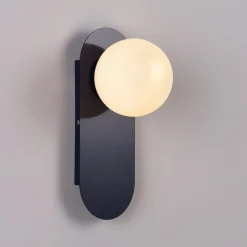 Aplique de pared bola cristal