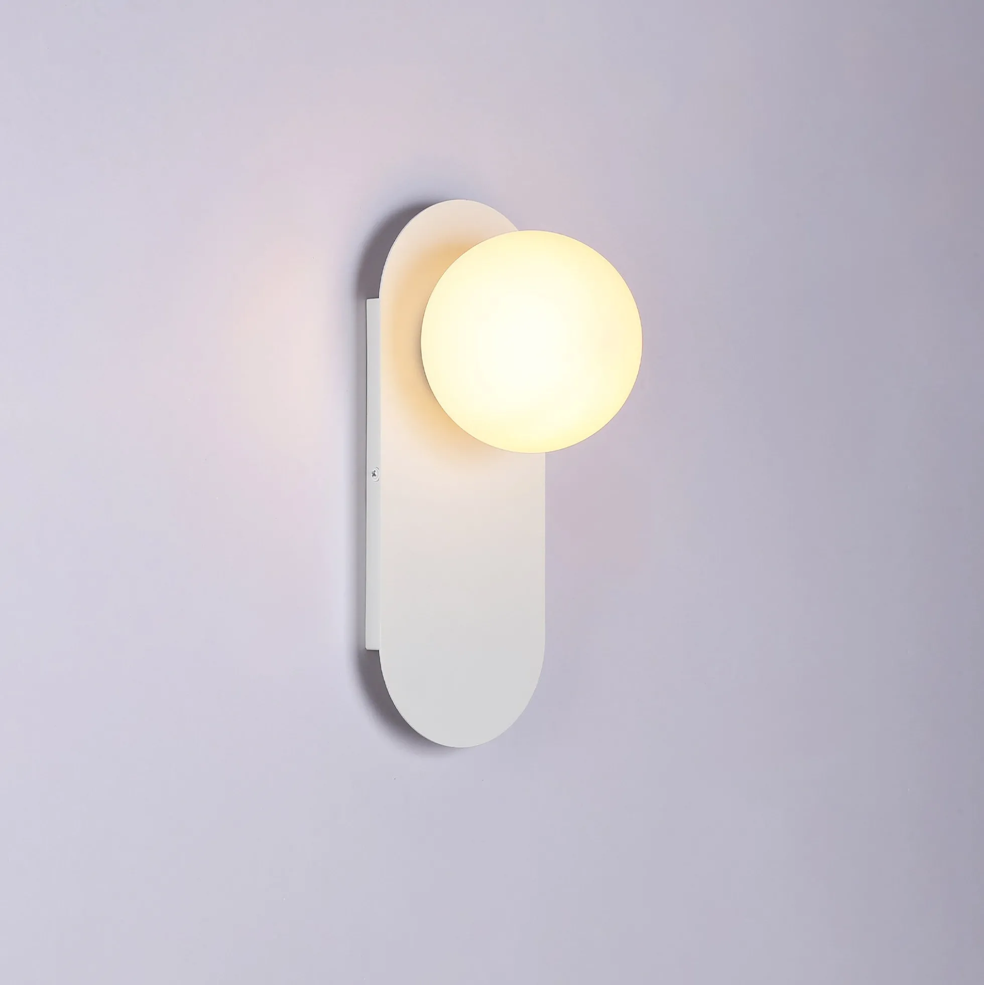 Aplique de pared bola cristal "Brian" - E27