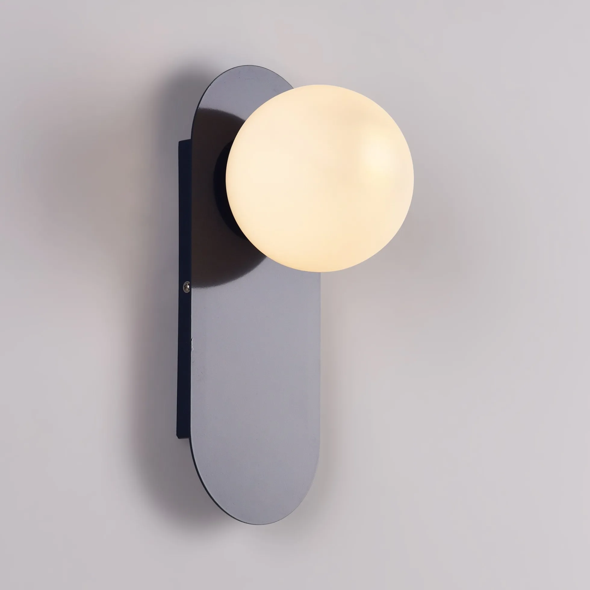 Aplique de pared bola cristal "Brian" - E27