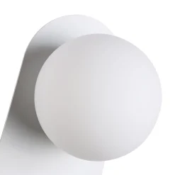 Aplique de pared bola cristal