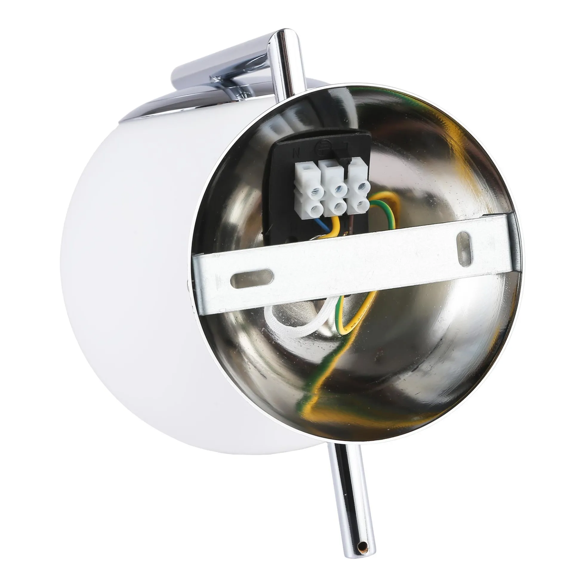 Aplique de pared bola cristal "ATOM" - E27 - Ø 15cm