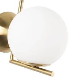 Aplique de pared bola cristal