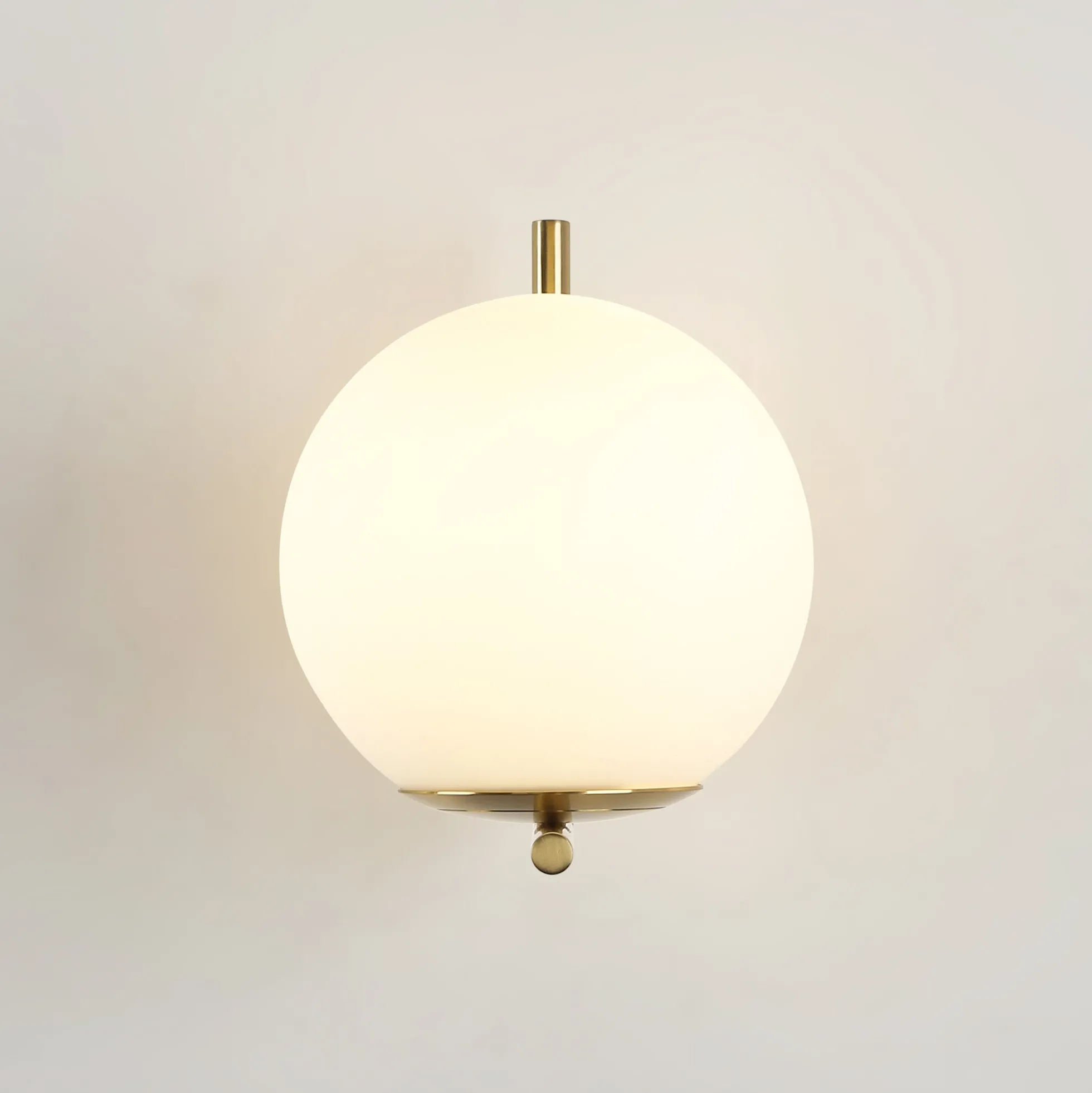 Aplique de pared bola cristal "ATOM" - E27 - Ø 15cm