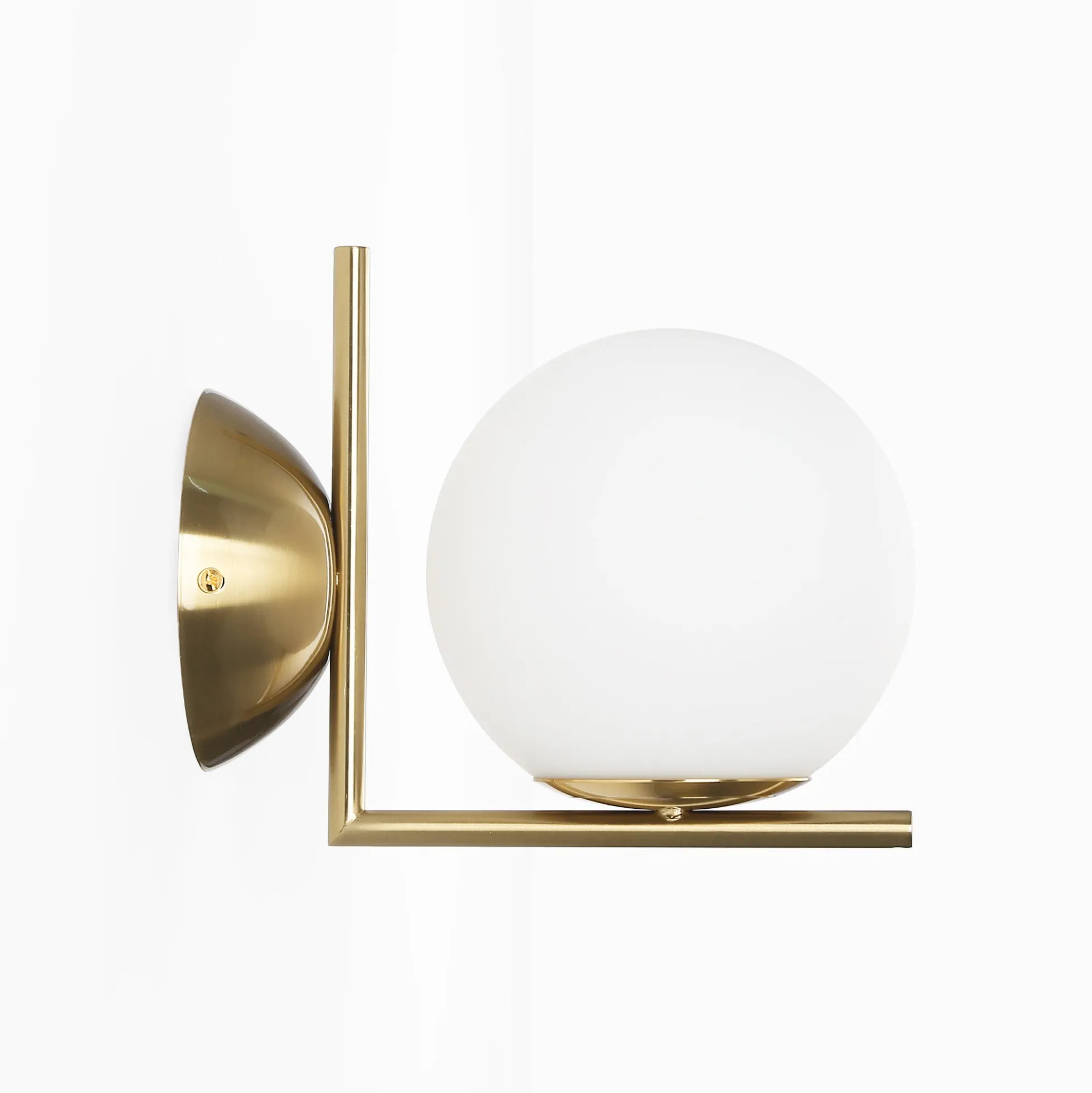 Aplique de pared bola cristal "ATOM" - E27 - Ø 15cm