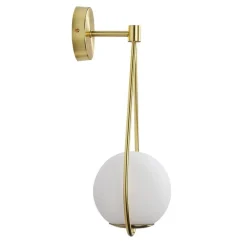Aplique de pared bola cristal "Clara" - E14