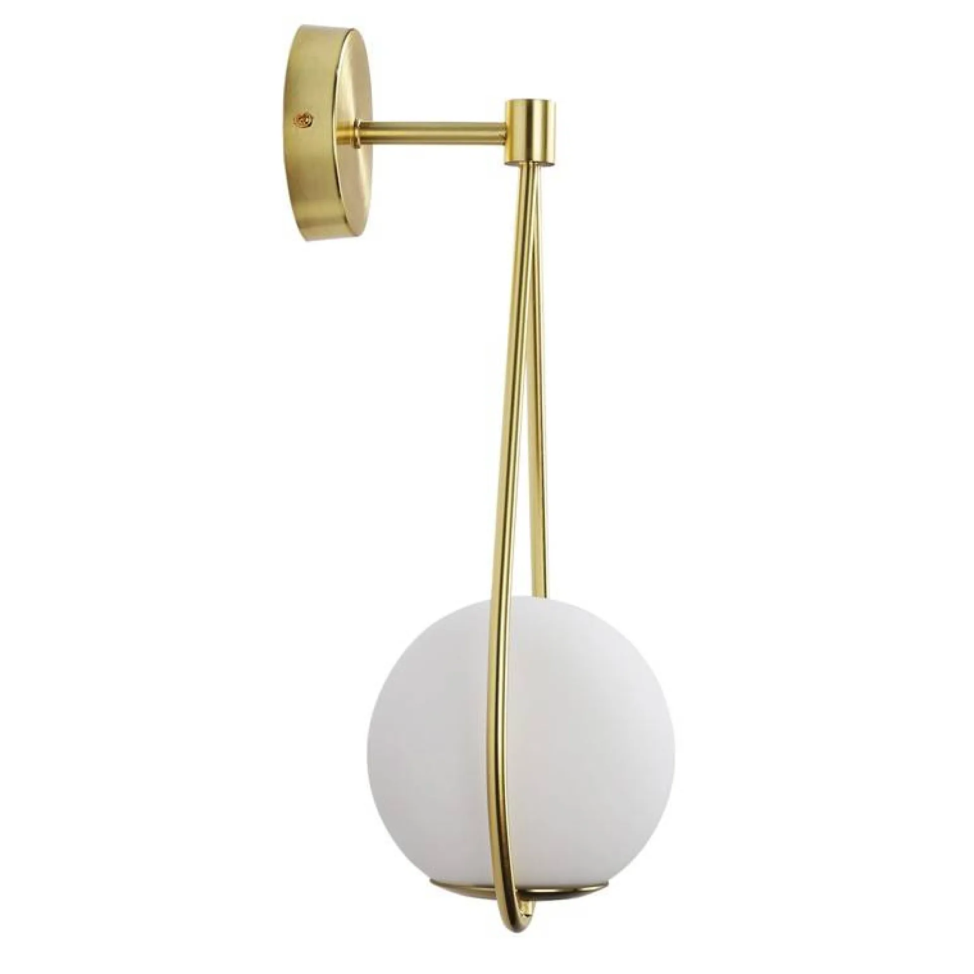 Aplique de pared bola cristal "Clara" - E14