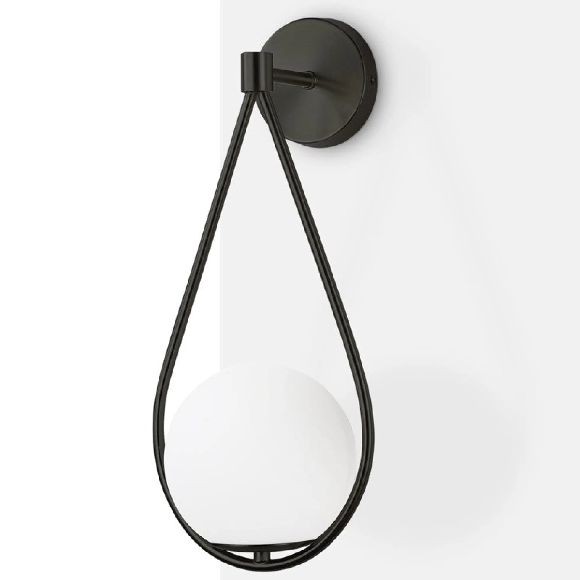 Aplique de pared bola cristal "Clara" - E14