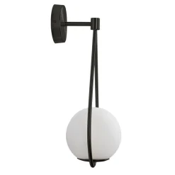 Aplique de pared bola cristal