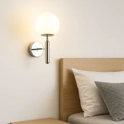 Aplique de pared bola cristal "Elsa" - E14