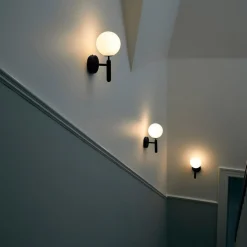 Aplique de pared bola cristal 