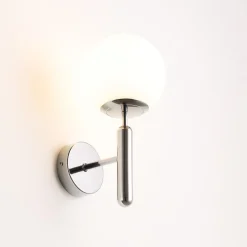 Aplique de pared bola cristal 