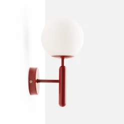 Aplique de pared bola cristal 