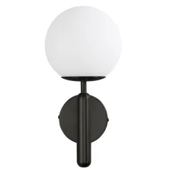 Aplique de pared bola cristal 