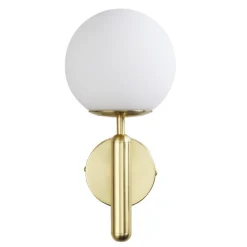 Aplique de pared bola cristal 