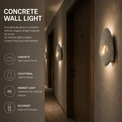 Aplique de pared cemento 