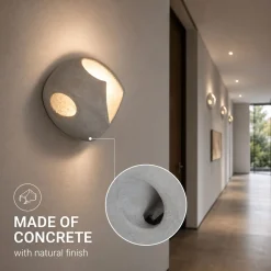 Aplique de pared cemento 