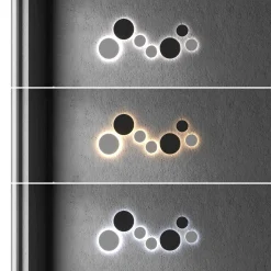 Aplique de pared circular 